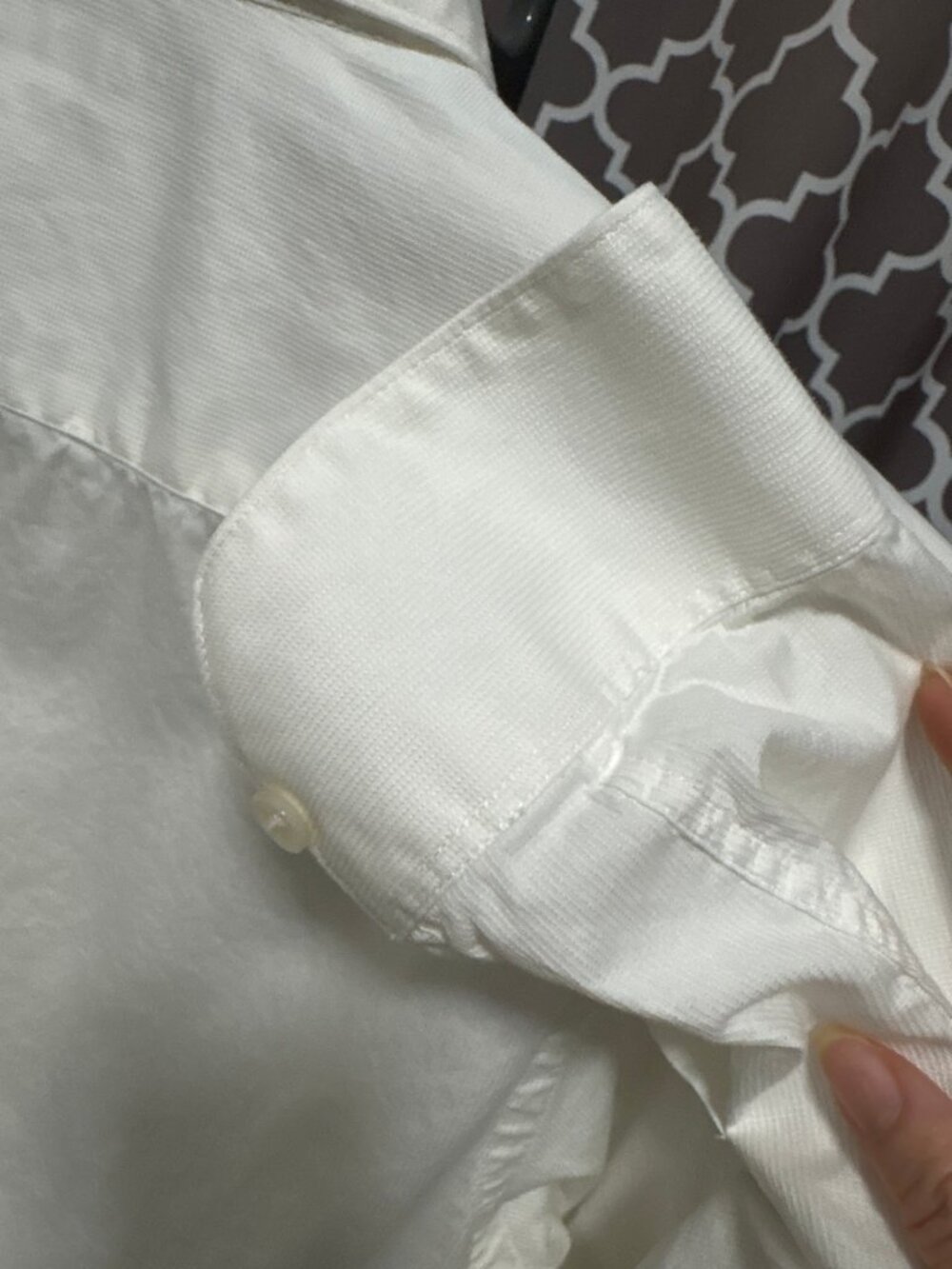 Zara Men's White Slim Fit Button-Down Shirt – Size S